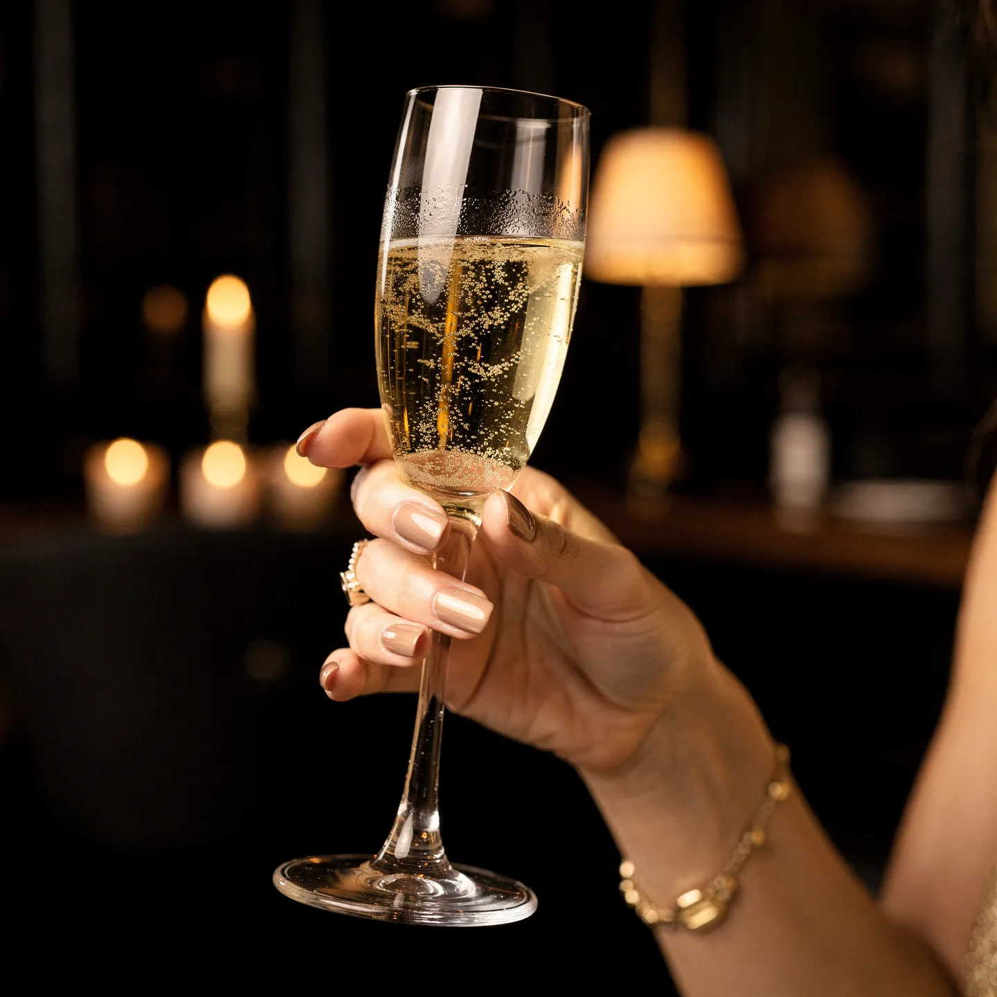 Luxury champagne detail